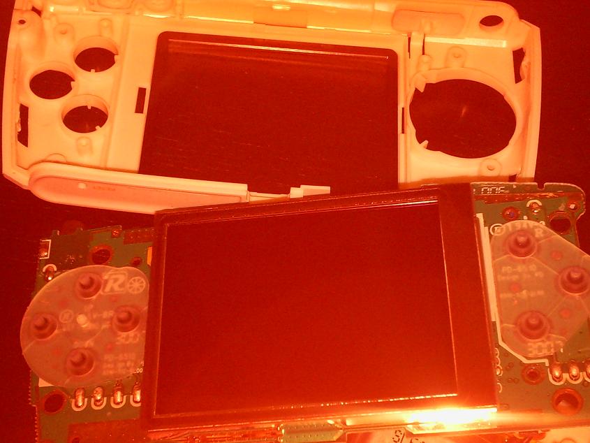 front lcd assembly in red