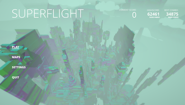 View the full-size Superflight game running through Steam on Termux